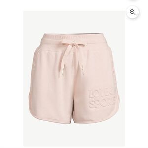 NWT Love & Sports Women's Embossed Logo Lounge Shorts Size M